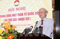 Bilan de la 6e conférence du CC du Front de la Patrie du Vietnam à Cân Tho