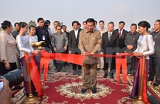 Inauguration de l’Avenue de l’amitié Phnom Penh-Hanoi
