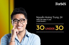 Trois hommes d’affaires vietnamiens dans la liste "30 Under 30 Asia"