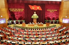 Ouverture du 5e Plénum du Comité central du Parti communiste du Vietnam (12e mandat)