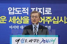 Félicitations au nouveau président sud-coréen