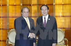 Le président rencontre les dirigeants pakistanais et japonais