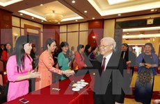 Le secrétaire général du PCV rencontre les femmes députées