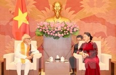 La présidente de l’AN souligne le partenariat stratégique intégral Vietnam-Inde