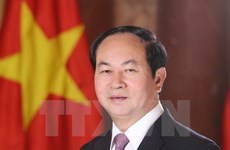 Le président Tran Dai Quang part pour la Biélorussie