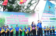  Ho Chi Minh-Ville : lancement de la campagne de volontariat «Eté vert 2017»  