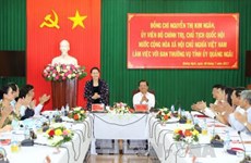 La présidente de l’AN Nguyên Thi Kim Ngân en visite de travail à Quang Ngai