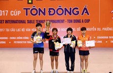 Tennis de table : République de Corée et Thaïlande dominent le tournoi «Raquette d’or»