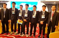 Le Vietnam primé aux 48e Olympiades internationales de physique