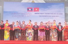 Une délégation de Ho Chi Minh-Ville en visite au Laos 