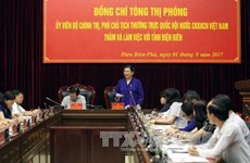 La vice-présiente de l'AN Tong Thi Phong en déplacement à Diên Biên