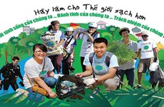 La campagne "Pour un monde plus propre" 2017 sera organisée à Hoa Binh
