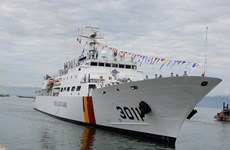 Le navire Badaro de la Garde-côte sud-coréenne à Da Nang