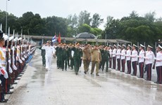 Une délégation militaire du Vietnam à Cuba