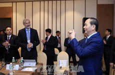 Le président Tran Dai Quang rencontre de grandes entreprises américaines