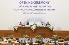 Ouverture de la  26e conférence annuelle du Forum parlementaire Asie-Pacifique