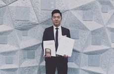 Un Vietnamien remporte le prix spécial lors du concours musical Kyushu 2018