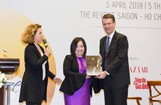 Trang Lê devient ambassadrice honoraire de l’exposition EuroSphère Vietnam 2018