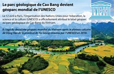 Le parc géologique de Cao Bang devient Géoparc mondial de l’UNESCO