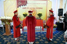 Des Vietnamiens en Russie célèbrent la fête des rois fondateurs Hung
