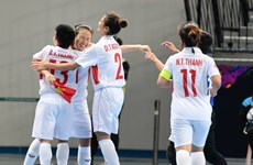 Futsal féminin : le Vietnam présent aux quarts de finale du Championnat d'Asie