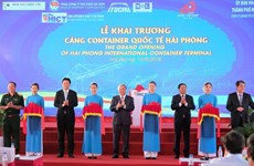 Inauguration du port international de conteneurs de Hai Phong