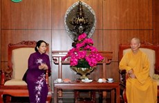 Les dirigeants de HCM-Ville saluent l'anniversaire de Bouddha