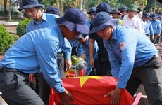 Dak Lak : Inhumation des restes de soldats tombés au Cambodge