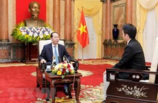 Le président du Vietnam souligne le développement heureux des liens Vietnam-Japon