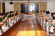 Echanges entre jeunes officiers vietnamiens et chinois 