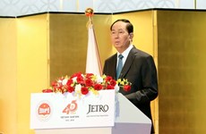 Le président Trân Dai Quang reçoit le président de l’Alliance parlementaire d’amitié Japon-Vietnam