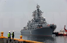 Des navires de la marine russe visitent les Philippines