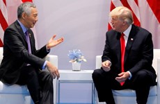 Sommet USA-RPDC: le président américain rencontre le PM singapourien