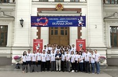L’ambassade du Vietnam en Russie encourage la Coupe du monde de football 2018