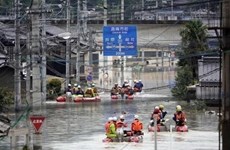 Inondations et glissement de terrain : message de sympathie au Japon