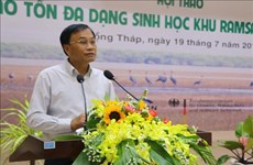 Des solutions efficaces pour conserver la biodiversité dans le Parc national de Tram Chim