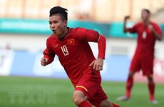 ASIAD 2018: le média international salue l'équipe olympique de football du Vietnam