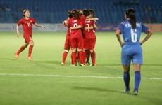 Football féminin: le Vietnam se qualifie pour les quarts de finale des ASIAD 2018