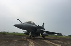 La mission Pégase 2018 de l'Armée de l'air francaise effectue sa première escale au Vietnam