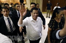 Le président philippin Rodrigo Duterte commence sa tournée en Proche-Orient