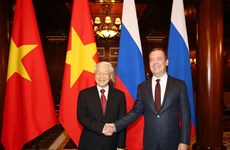 Activités du secrétaire général du PCV Nguyen Phu Trong en Russie