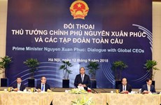 WEF ASEAN 2018 : le Premier ministre dialogue avec des groupes multinationaux