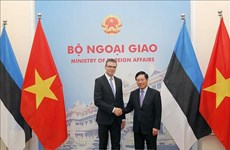Le vice-PM Pham Binh Minh s’entretient avec le ministre estonien des AE