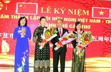 L'Association d'amitié Vietnam-Chine de Can Tho souffle ses 25 bouggies