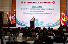 Ouverture de la 6e conférence ministérielle de l’ASEAN sur la drogue à Hanoï