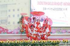 Un échange culturel pour resserrer les liens d'amitié vietnamo-japonais à Tra Vinh