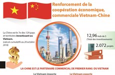 Renforcement de la coopération économique, commerciale Vietnam-Chine