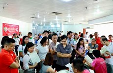 Fête du printemps rouge : plus d’un millier d’unités de sang collectées à Thanh Hoa
