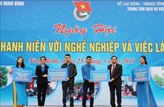 Journée des métiers et des emplois pour la jeunesse 2019 à Ninh Binh