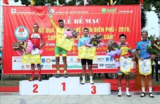 Clôture de la course cycliste par étapes "Direction Diên Biên Phu 2019"